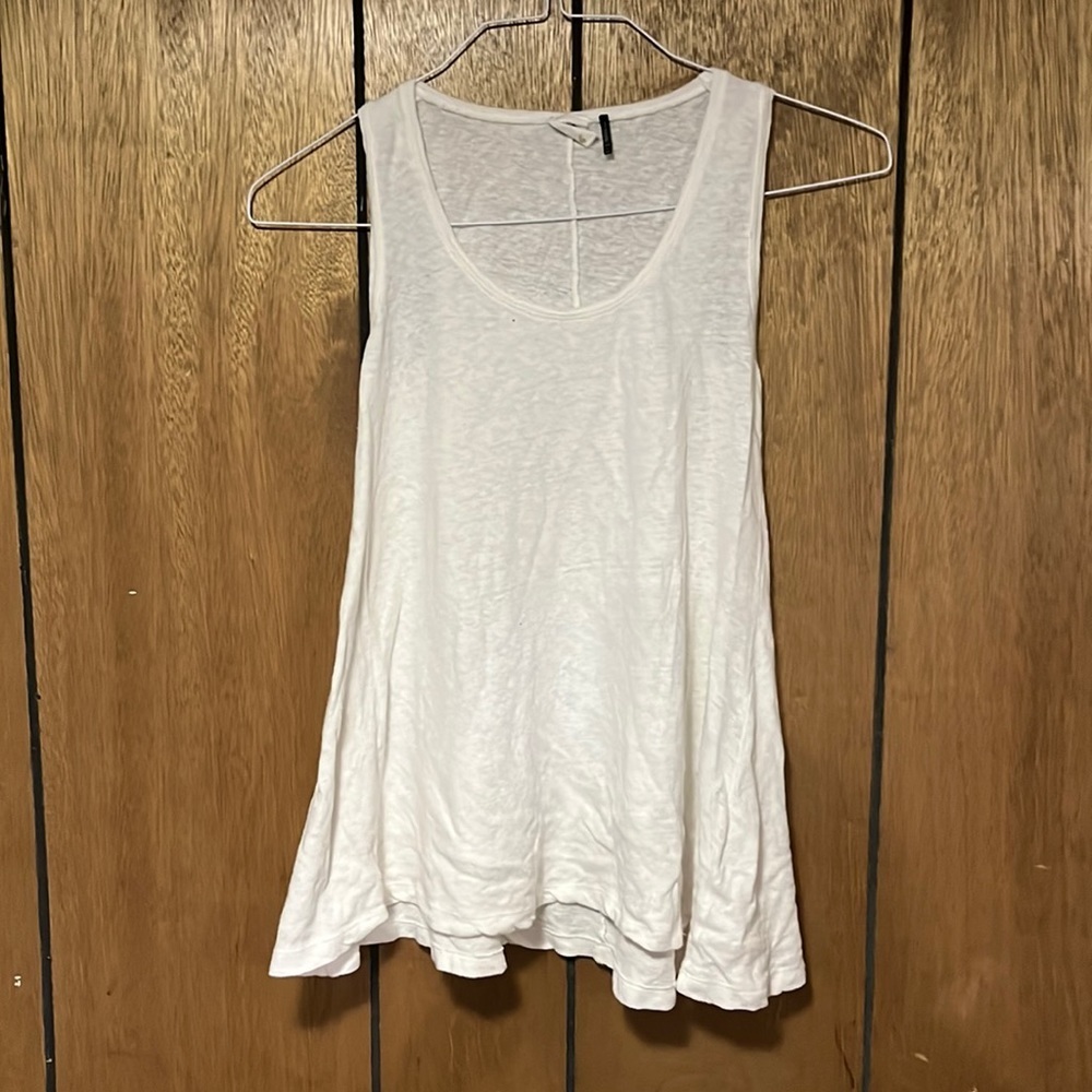 Akemi + Kin white flowy tank top